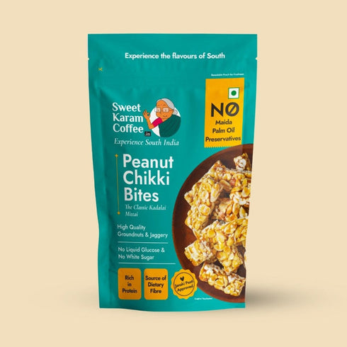 Sweet Karam Coffee Peanut Chikki